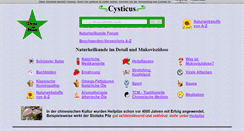 Desktop Screenshot of cysticus.de