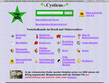 Tablet Screenshot of cysticus.de